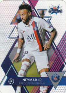 Neymar Jr Paris Saint-Germain 2019/20 Topps Crystal Champions League Base card #76